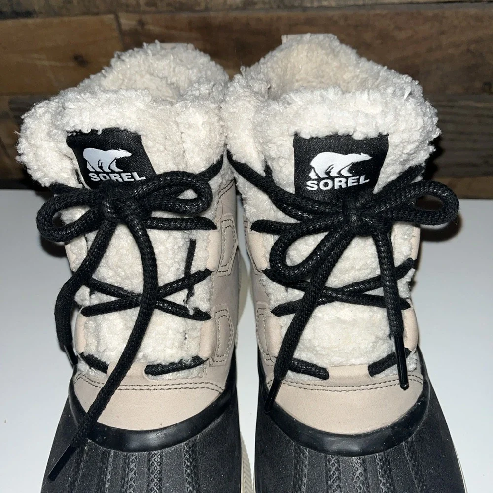 Sorel Women's Out N About‎ IV Chillz Waterproof Boots Omega Taupe, Black 8